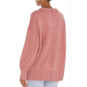Free People Brookside Sweater Sz XS Alpine Rose